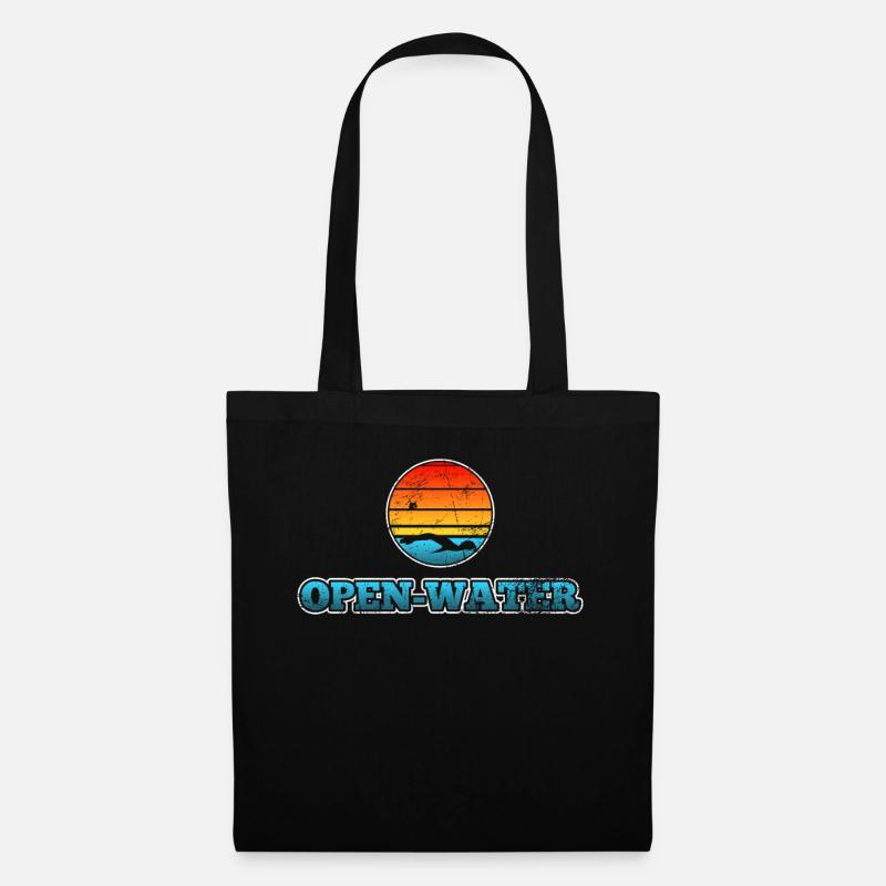 Swimming open water - Tote Bag - black