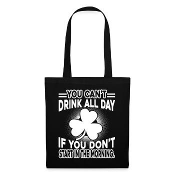 St Patrick's Day Funny St Patrick Day - Tote Bag - black - Front