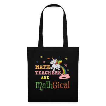 Professeur de mathématiques mathématiques - Sac en tissu - noir - Devant
