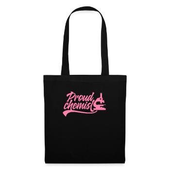 Chimiste chimiste - Sac en tissu - noir - Devant