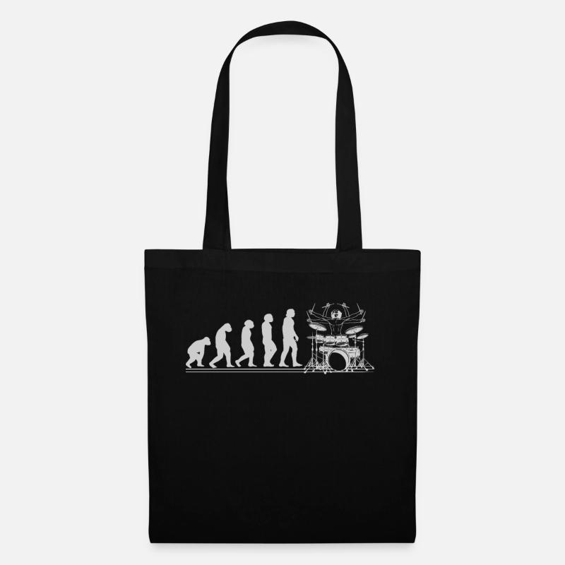 Evolution Drums Lessons Drummer Set Music - Sac en tissu - noir