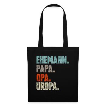 Uropa - Stoffbeutel - Schwarz - Vorne
