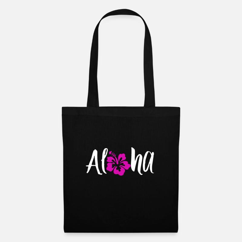Aloha - Sac en tissu - noir