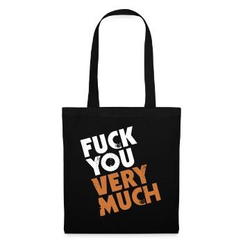 Fuck You Very Much - Tote Bag - black - Front