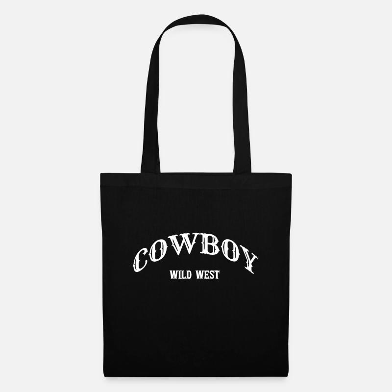 Cowboy - Stoffbeutel - Schwarz