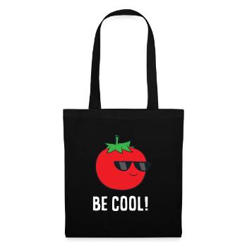 Tomate - Sonnenbrille, Be cool - Stoffbeutel - Schwarz - Vorne