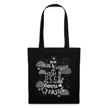 Faith & Christian Clothing - Tote Bag - black - Front