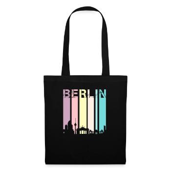 Berlin - Stoffbeutel - Schwarz - Vorne