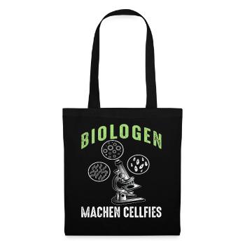 Biologen Machen Cellfies - Stoffbeutel - Schwarz - Vorne
