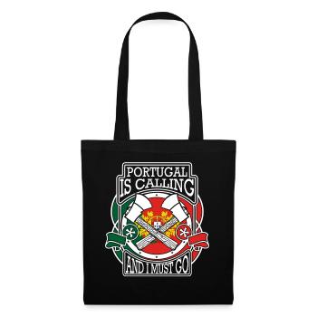 Portugal is calling saying funny gift - Tote Bag - black - Front