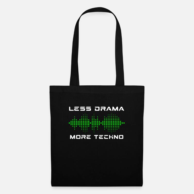 Techno - Tote Bag - black