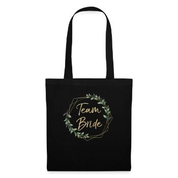 Tenue de mariée JGA Team Bride - Sac en tissu - noir - Devant