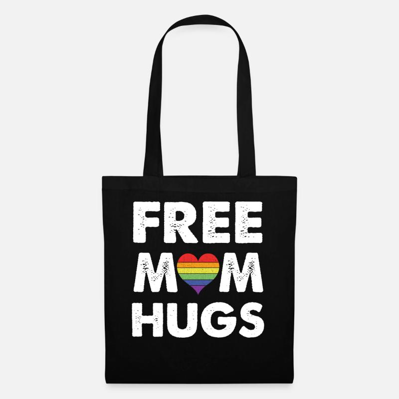 Free Mom Hugs - Stoffbeutel - Schwarz