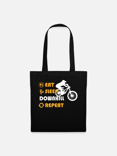 Downhill Graphic Tshirt - Stoffbeutel - Schwarz