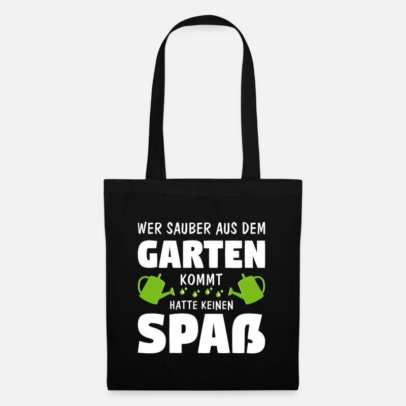 Garten Gärtner Gartenarbeit Hobbygärtner Geschenk - Stoffbeutel - Schwarz