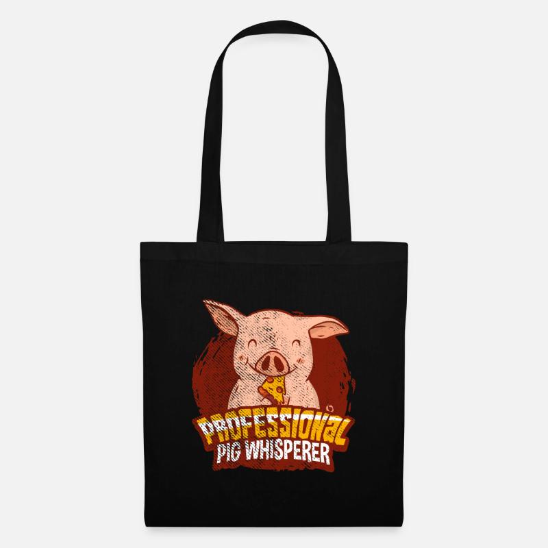 Pig whisperer - Tote Bag - black