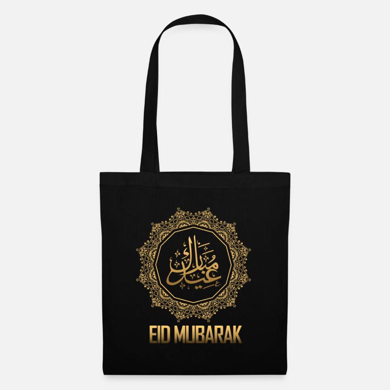 Eid Mubarak Festivalfeier - Stoffbeutel - Schwarz
