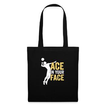 Volleyball girl funny gift - Tote Bag - black - Front