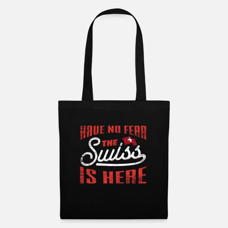Schweiz - Stoffbeutel - Schwarz