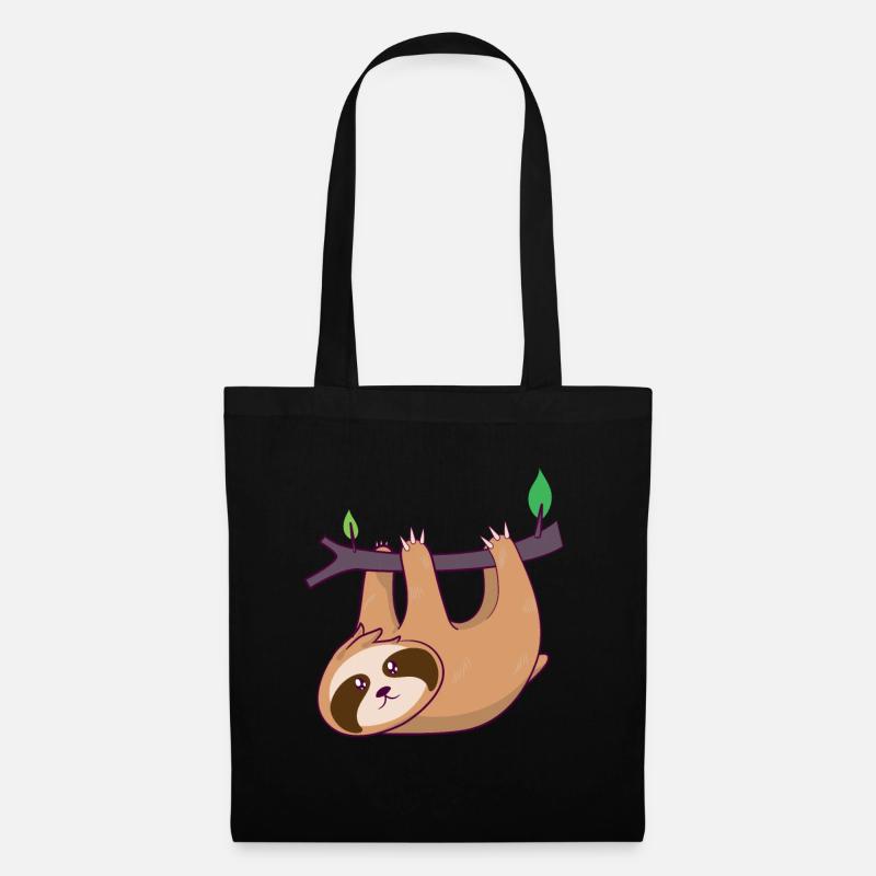 Sloth Sloth Sloth Chill Relax - Tote Bag - black