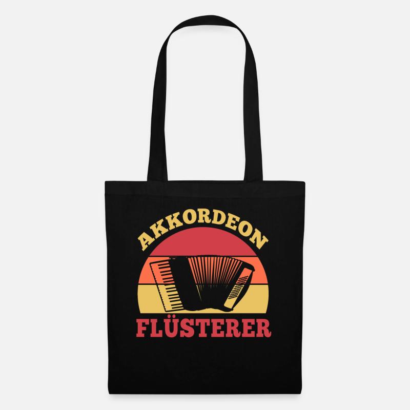 Akkordeon Flüsterer - Stoffbeutel - Schwarz
