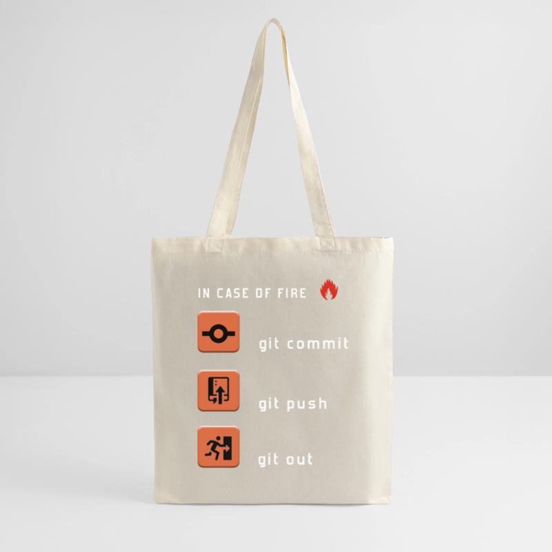 Git Commit Git Push Git Out Tote Bag