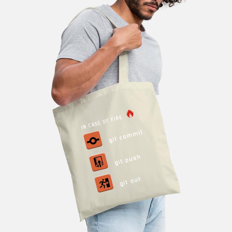 Git Commit Git Push Git Out Tote Bag