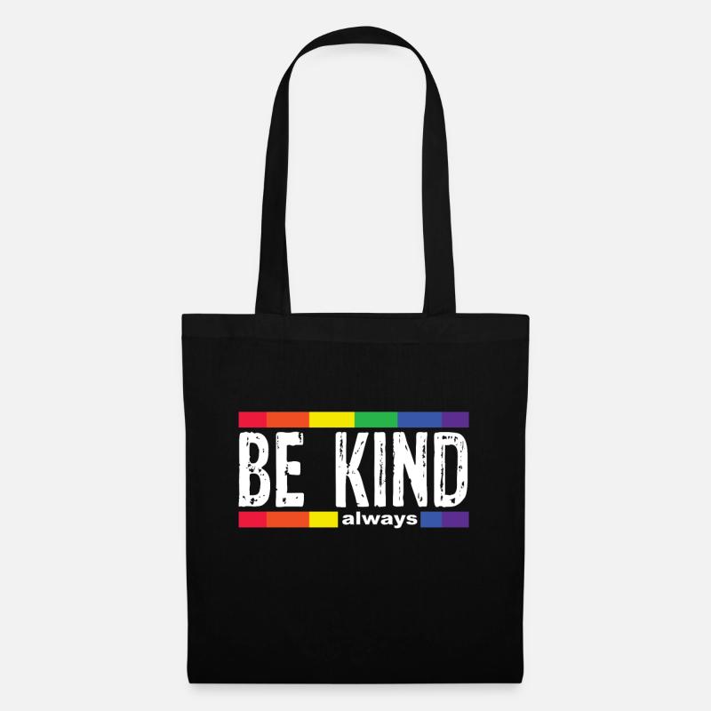 Be Kind - Stoffbeutel - Schwarz