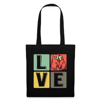 Boxing - Love - Tote Bag - black - Front