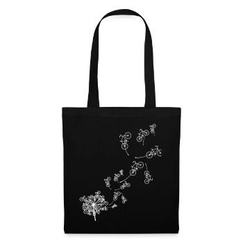 Pissenlit pissenlit - Sac en tissu - noir - Devant