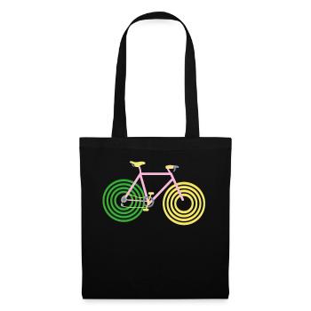 Vélo vélo vtt kit fixie bike love - Sac en tissu - noir - Devant