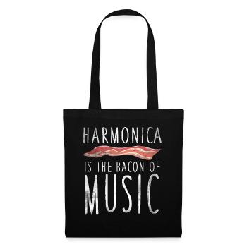 Harmonica Is The Bacon Of Music Harmonica - Tote Bag - black - Front