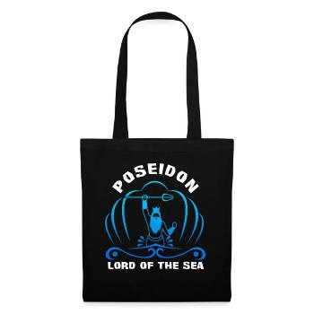 Saying water - Poseidon lord of the sea - Tote Bag - black - Front