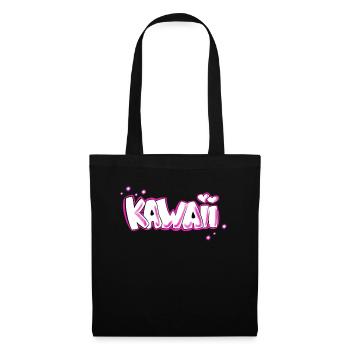 Drôle anime cosplay manga hentai kawaii cadeau - Sac en tissu - noir - Devant