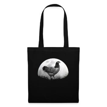 Éleveur de poulet volaille Barbican - Sac en tissu - noir - Devant