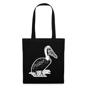 Pelican Pelican Floral Pattern - Tote Bag - black - Front