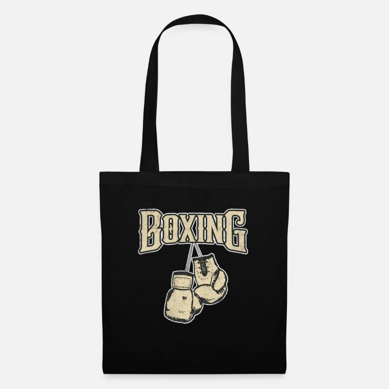 Boxhandschuhe - Stoffbeutel - Schwarz