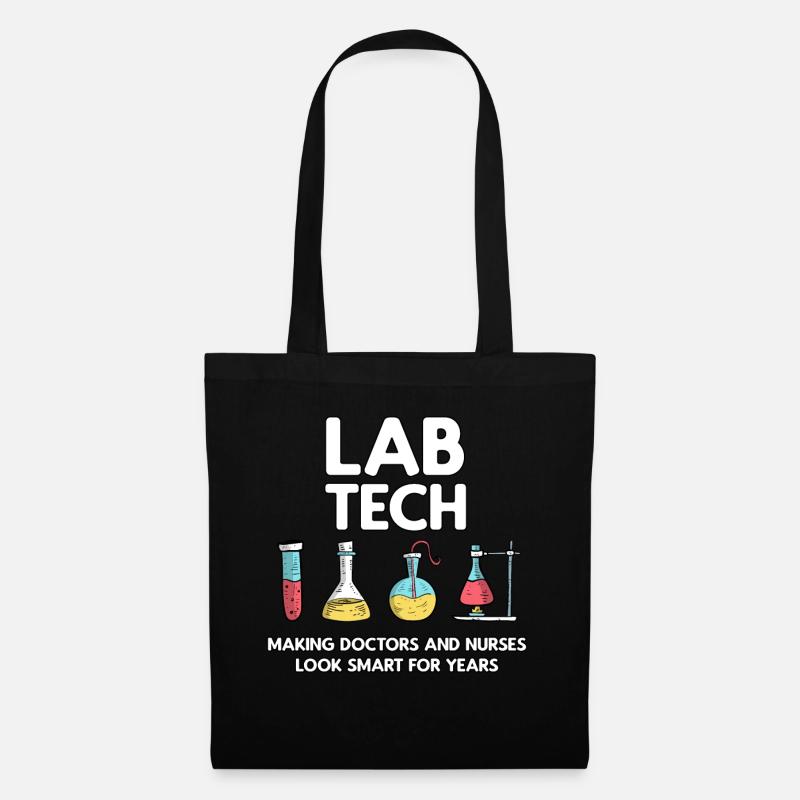 Technicien de laboratoire Lab Tech - Sac en tissu - noir
