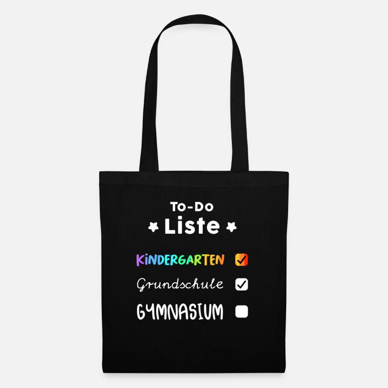 Gymi Einschulung Gymnasium 5. Klasse Geschenk - Stoffbeutel - Schwarz