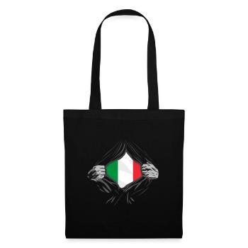 Italian flag Italian Italy - Tote Bag - black - Front
