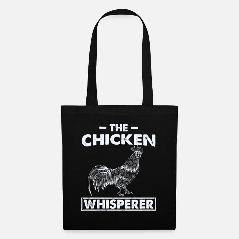 Chicken Whisperer Hühnerflüsterer Huhn Hühner - Stoffbeutel - Schwarz