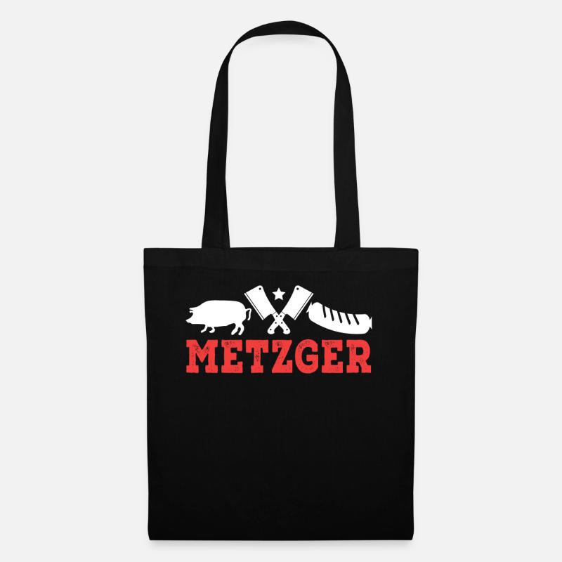 Metzger - Stoffbeutel - Schwarz