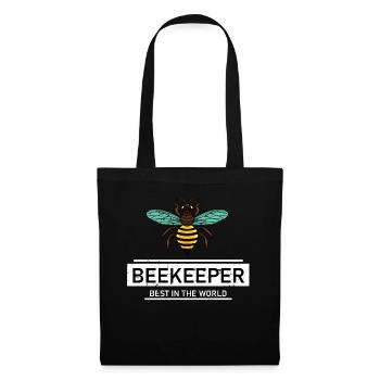 Imker Spruch Bienen - Stoffbeutel - Schwarz - Vorne