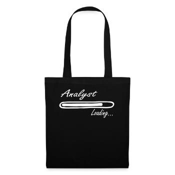 Analyst loading tee shirt - Tote Bag - black - Front