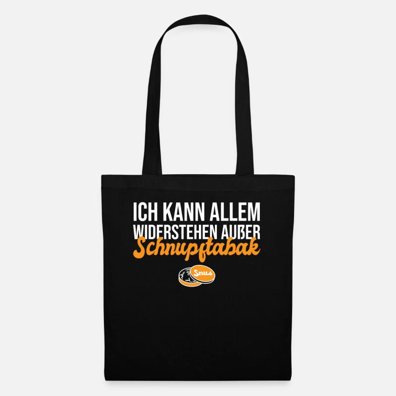 Schnupftabak Geschenk - Stoffbeutel - Schwarz