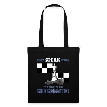 Chess, chess checkmate, chess pawns - Tote Bag - black - Front