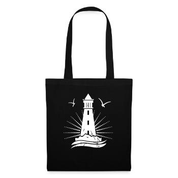 la mer du Nord - Sac en tissu - noir - Devant