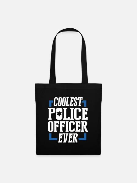 Polizist Polizei - Stoffbeutel - Schwarz