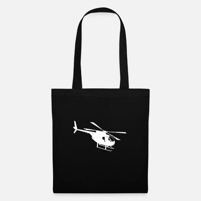 Helicopter - Tote Bag - black