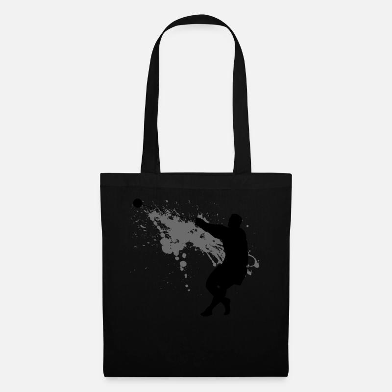 Hammer throw hammer thrower heavy athletics gift - Tote Bag - black